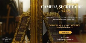 Masa de poker în intimitatea unei camere secrete: Full House Poker la Casa Tătărescu